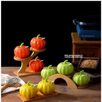 HŨ SỨ ĐỰNG GIA VỊ BÍ NGÔ